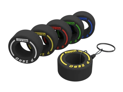 Pirelli P Zero F1 Keychain