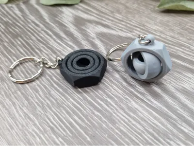 Gyro Fidget Spinner Keyring