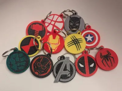 Marvel Superhero Keychains