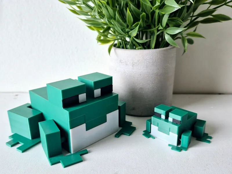 Minecraft frog articulated