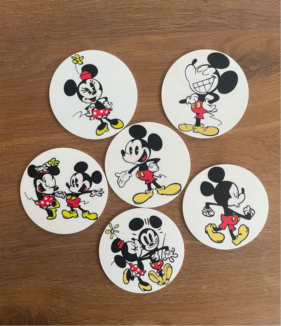 Mickey Minnie / Coaster Set /