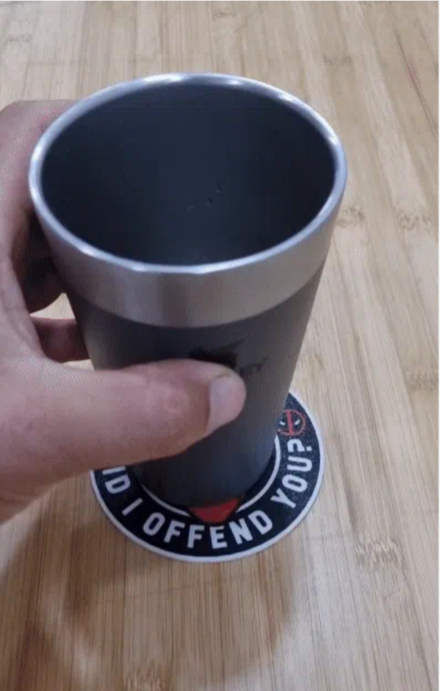 Coaster cups Deadpool 4PCS