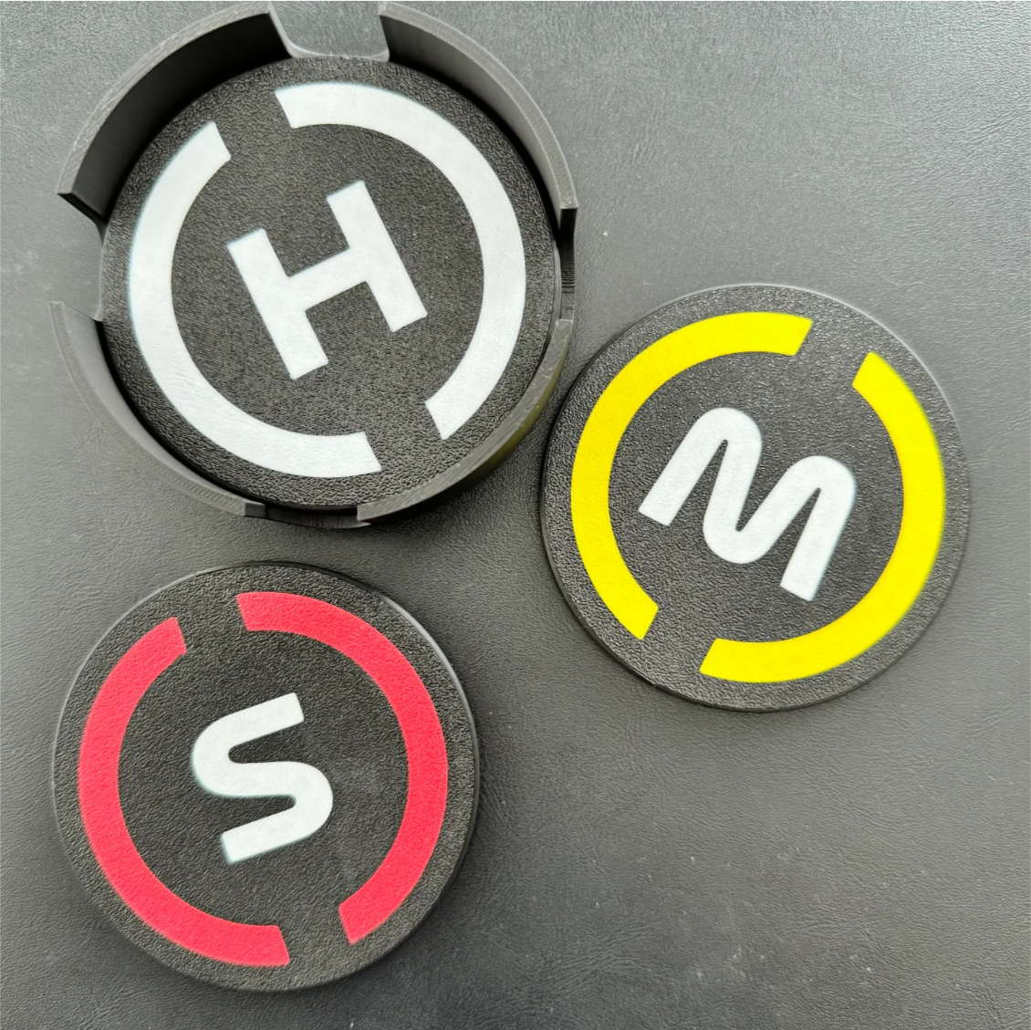 F1 TV icon Tyres Coaster 6PCS