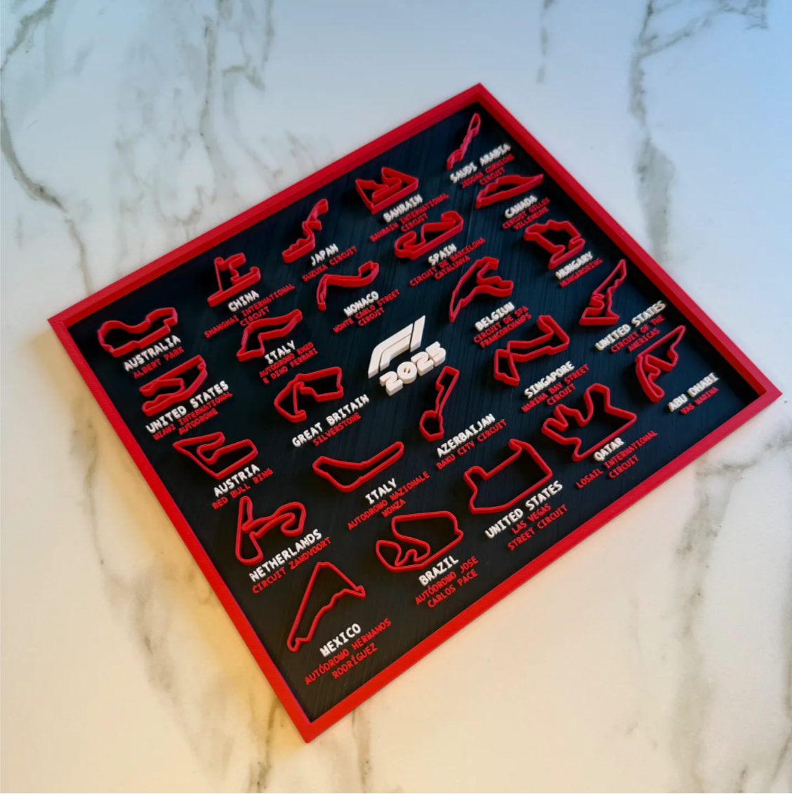 2025 Formula 1 Calendar