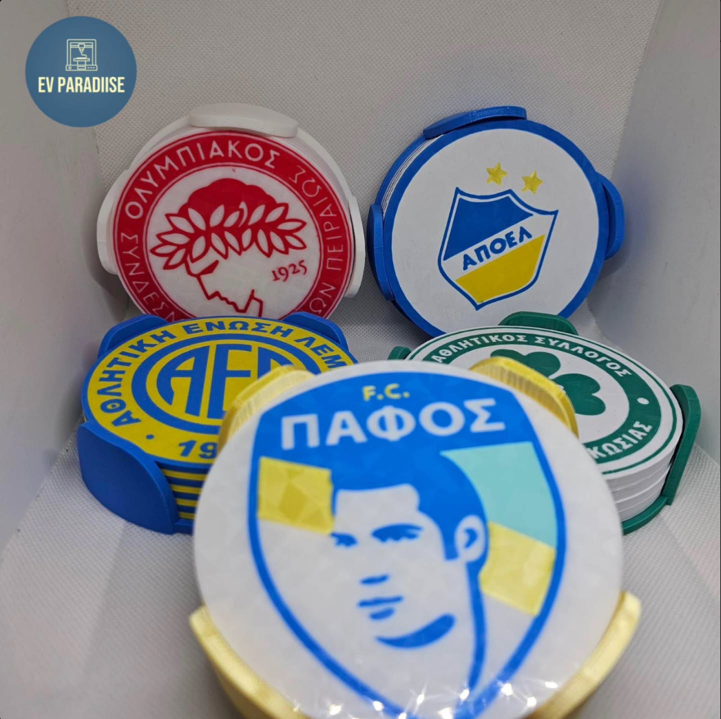 Football teams coasters(CY-GR)