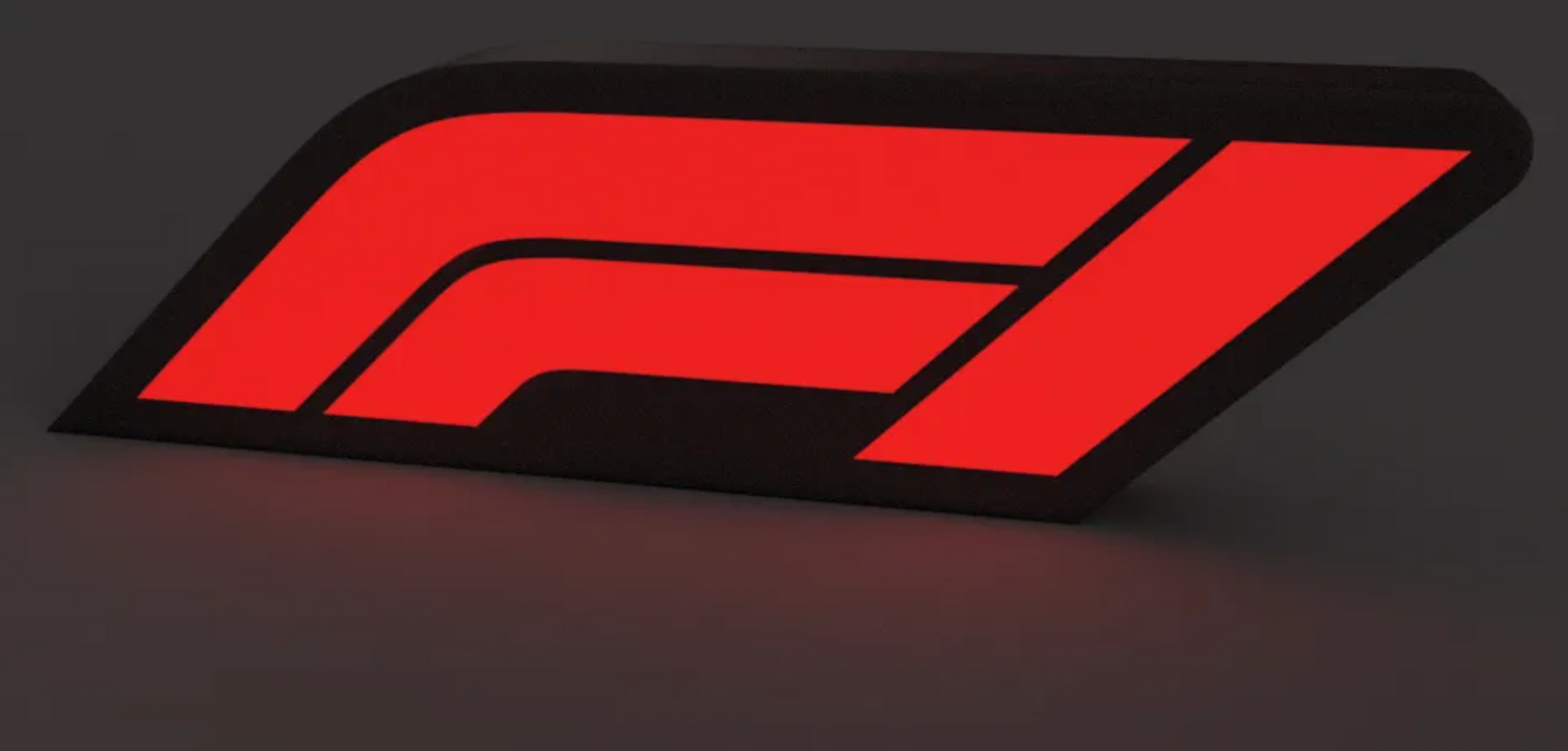 F1 logo light box