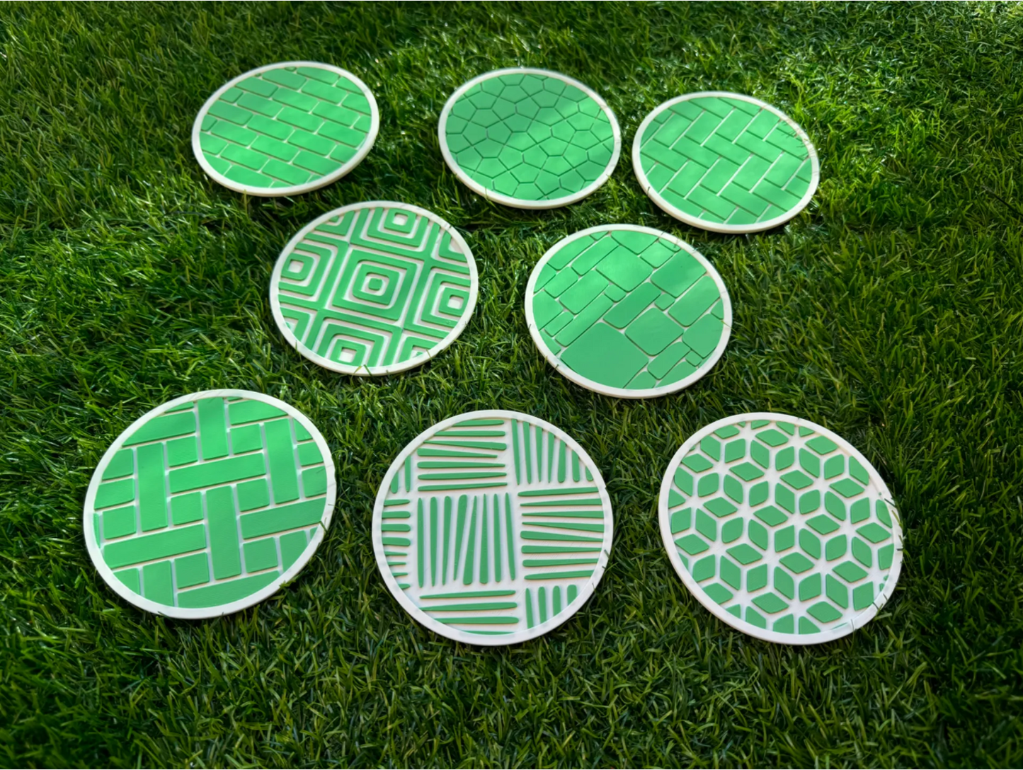 Brick Coaster with Holder 6PCS