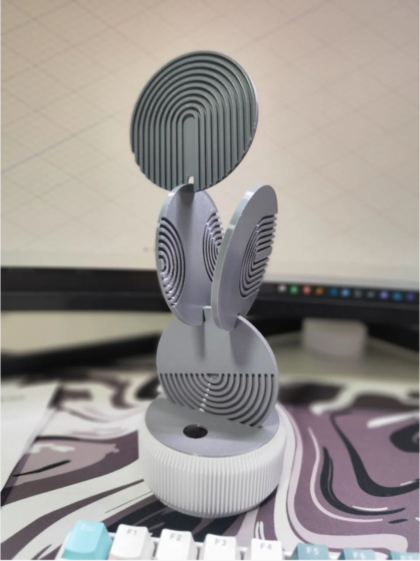 Aesthetic plant coasters with nordic patterns