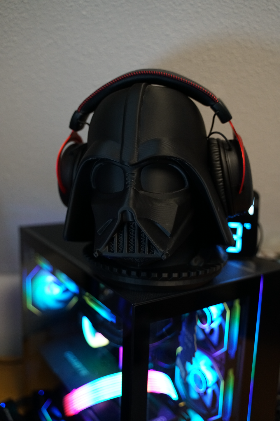 Darth Vader headset stand