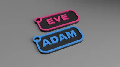 Keytag/Keychain with custom name