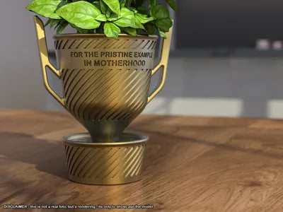 Mommy Trophy - Self watering planter