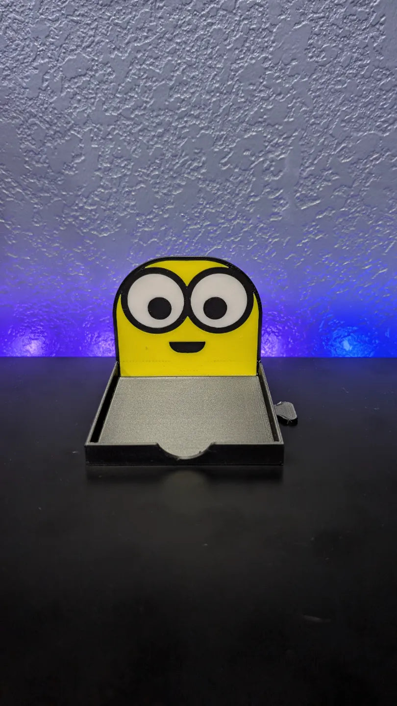 Minion Themed Pencil and Sticky Note Holder