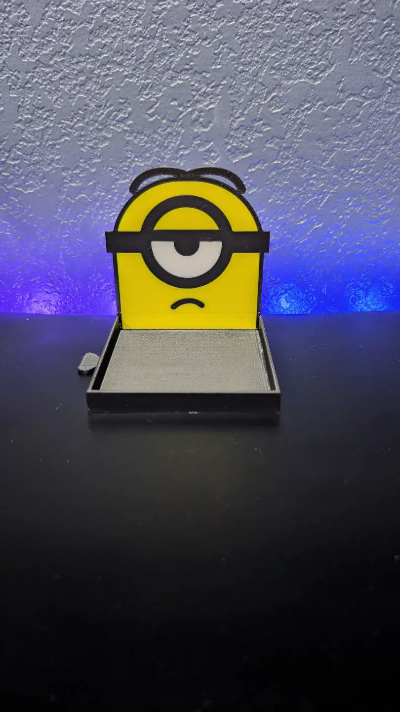 Minion Themed Pencil and Sticky Note Holder