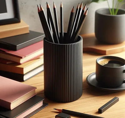 Ribbed Pencil Holder