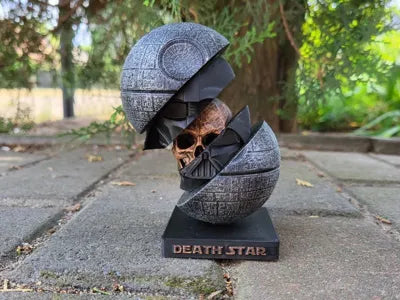 DEATH STAR SKULL ART