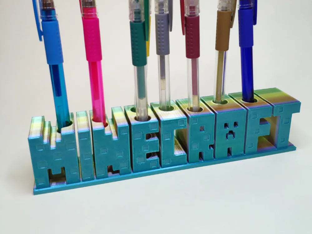 Minecraft pen holder