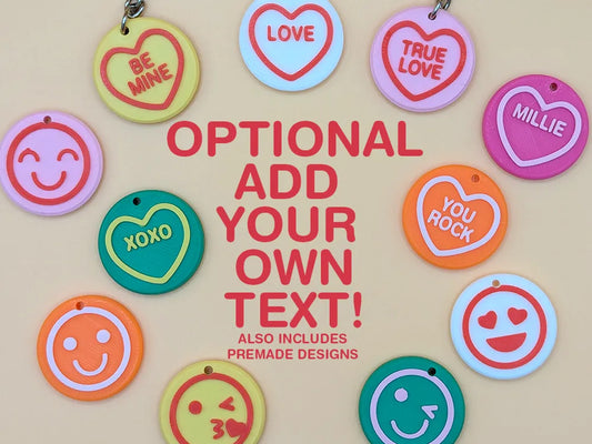 Personalised Love Sweet Keyring