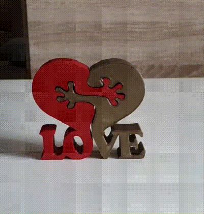 Love Two Hearts Valentine's Day