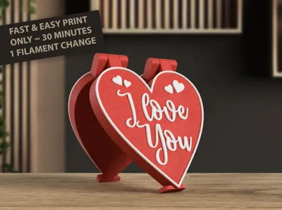 Heart sign "I love you" for Valentine's Day