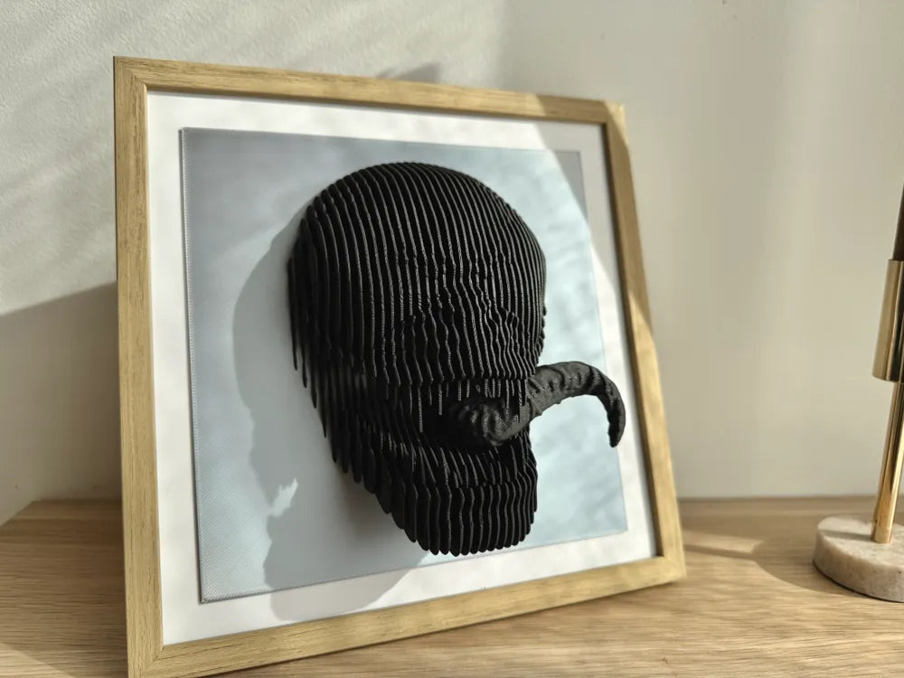 Venom layered sculpture