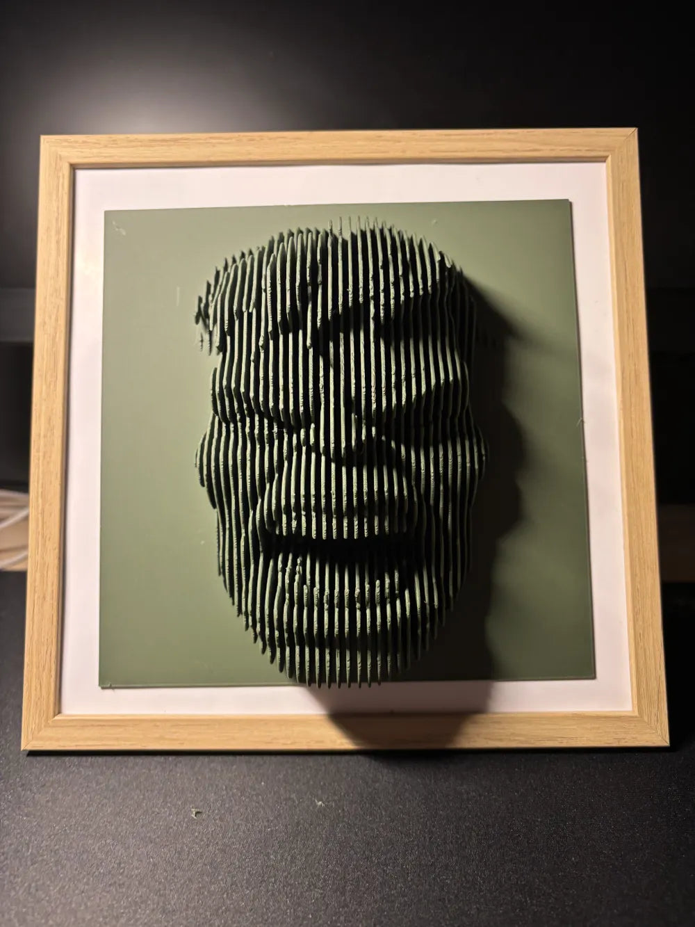 Hulk layered sculpture
