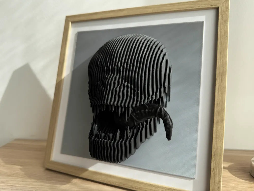 Venom layered sculpture