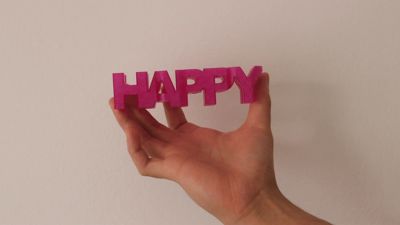 Happy 2026 text-flip