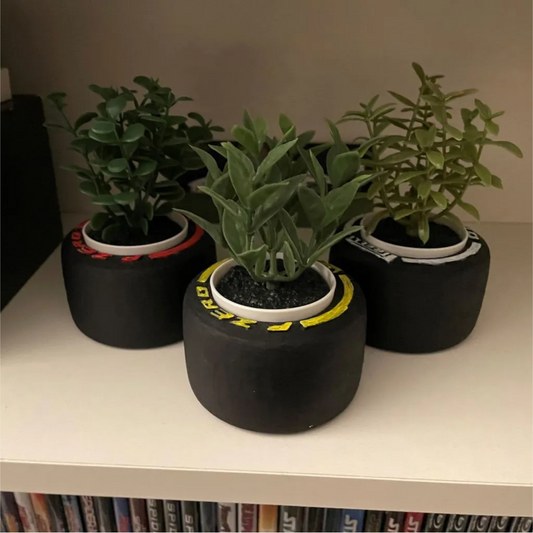 F1 Tire Plant Pot