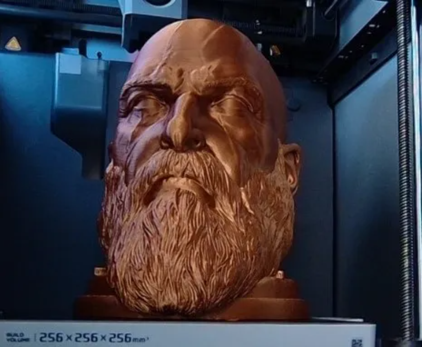 God of War Kratos head, headphone stand